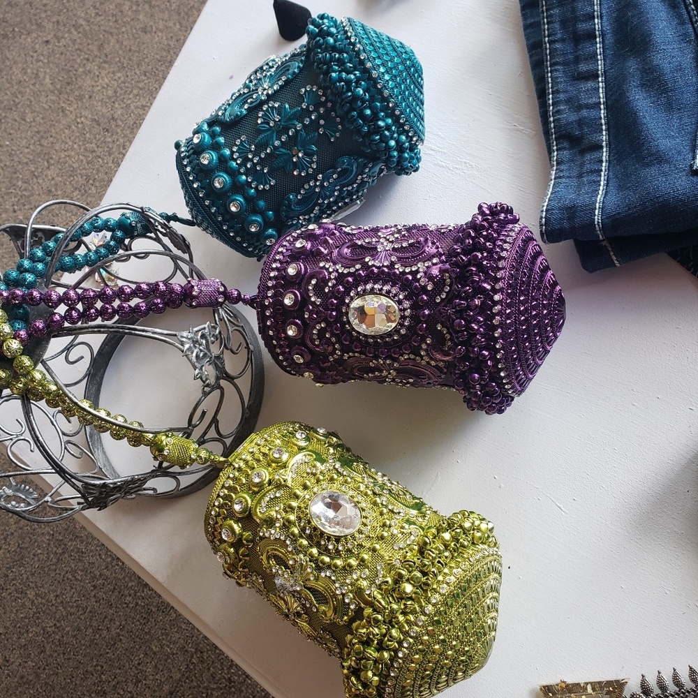 Jewel Encrusted Clutches